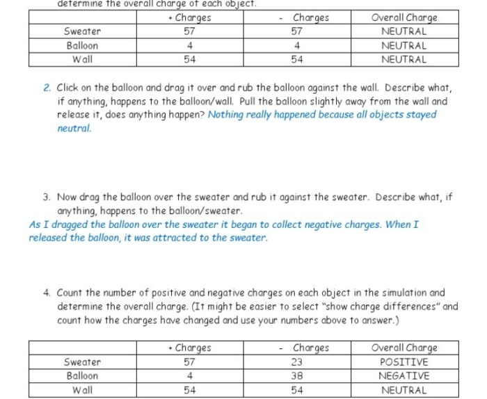 States of matter simulation lab answer key